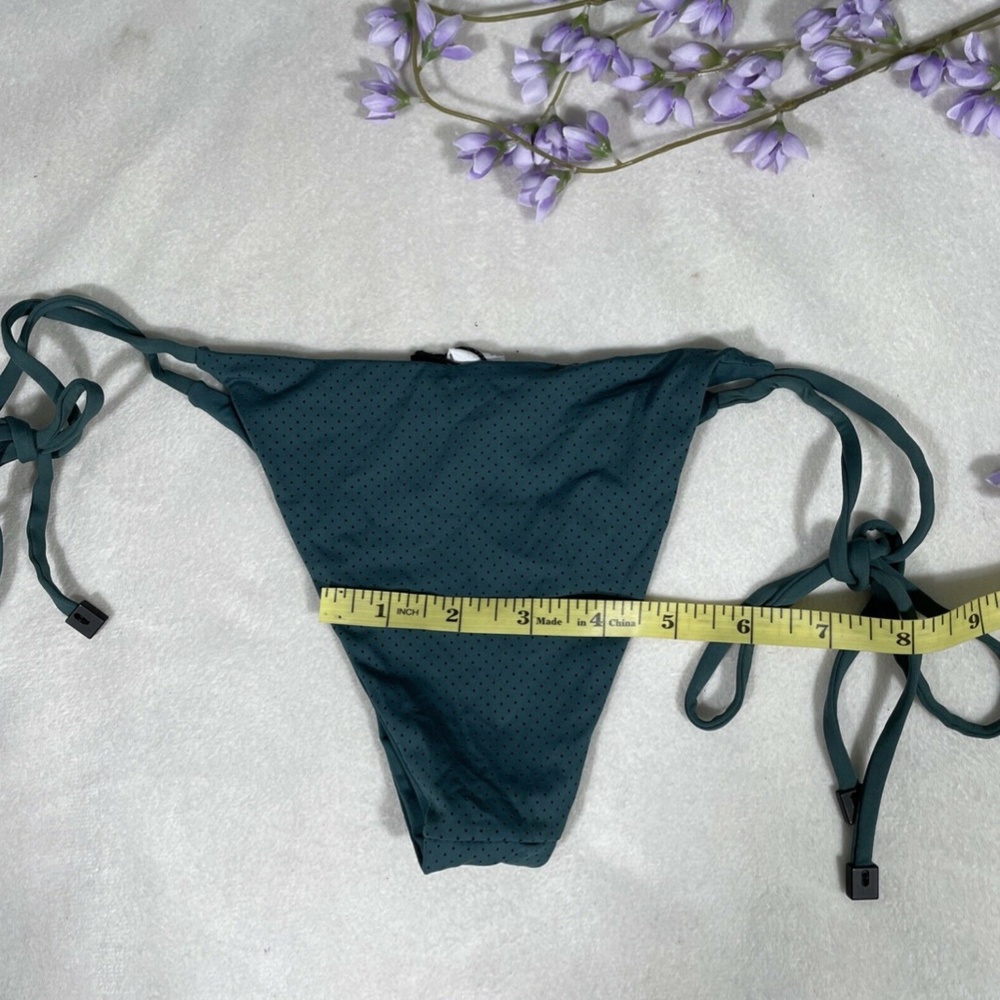 NEW TAVIK‎ Jax Reversible Perforated Bikini Bottom in Storm Green [SZ XS ] - Picture 10 of 11